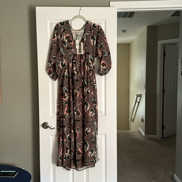NWT Anthropologie Floral Flowy Dress Small Malai - Picture 3 of 3